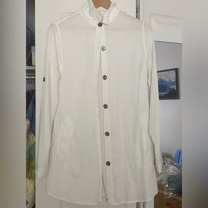 Coco and Carmen Linen Button Up